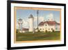 Chatham Lighthouse, Chatham, Mass.-null-Framed Premium Giclee Print