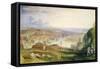 Chatham, Towards Fort Pitt-J. M. W. Turner-Framed Stretched Canvas