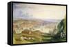 Chatham, Towards Fort Pitt-J. M. W. Turner-Framed Stretched Canvas