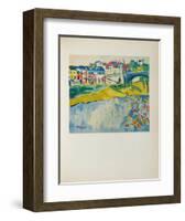 Chatou a Larbre Rouge, 1906-Maurice De Vlaminck-Framed Collectable Print