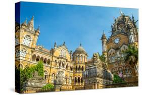 Chatrapati Shivaji Terminus Earlier known as Victoria Terminus in Mumbai, India-mazzzur-Stretched Canvas