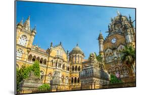 Chatrapati Shivaji Terminus Earlier known as Victoria Terminus in Mumbai, India-mazzzur-Mounted Photographic Print