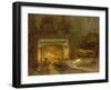 Chats au coin du feu-null-Framed Giclee Print