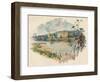 'Chatsworth from the Derwent', c1890-Charles Wilkinson-Framed Giclee Print