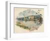 'Chatsworth from the Derwent', c1890-Charles Wilkinson-Framed Giclee Print