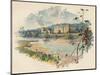 'Chatsworth from the Derwent', c1890-Charles Wilkinson-Mounted Giclee Print