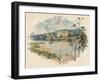 'Chatsworth from the Derwent', c1890-Charles Wilkinson-Framed Giclee Print