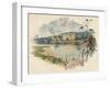 'Chatsworth from the Derwent', c1890-Charles Wilkinson-Framed Giclee Print