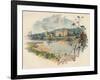 'Chatsworth from the Derwent', c1890-Charles Wilkinson-Framed Giclee Print