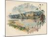 'Chatsworth from the Derwent', c1890-Charles Wilkinson-Mounted Giclee Print