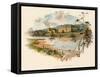 Chatsworth from the Derwent-Charles Wilkinson-Framed Stretched Canvas