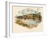 Chatsworth from the Derwent-Charles Wilkinson-Framed Giclee Print