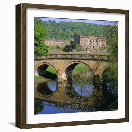 Chatsworth House, Derbyshire, England, UK-Roy Rainford-Framed Photographic Print