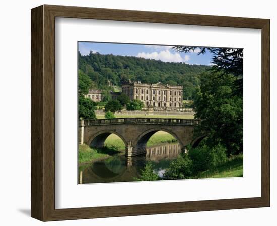 Chatsworth House, Derbyshire, England, United Kingdom-Peter Scholey-Framed Photographic Print