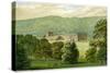 Chatsworth House, Derbyshire, Home of the Duke of Devonshire, C1880-Benjamin Fawcett-Stretched Canvas