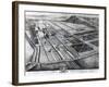 Chatsworth House, Engraved by Johannes Kip-Leonard Knyff-Framed Giclee Print