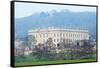 Chatsworth House from the Southwest, Derbyshire-null-Framed Stretched Canvas