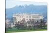 Chatsworth House from the Southwest, Derbyshire-null-Stretched Canvas