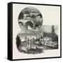 Chatsworth House Is a Stately Home in North Derbyshire-null-Framed Stretched Canvas