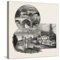 Chatsworth House Is a Stately Home in North Derbyshire-null-Stretched Canvas