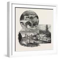 Chatsworth House Is a Stately Home in North Derbyshire-null-Framed Giclee Print