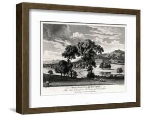 Chatsworth in Derbyshire, the Seat of His Grace the Duke of Devonshire, 1775-Michael Angelo Rooker-Framed Giclee Print