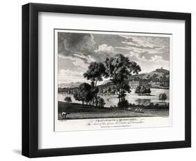 Chatsworth in Derbyshire, the Seat of His Grace the Duke of Devonshire, 1775-Michael Angelo Rooker-Framed Premium Giclee Print