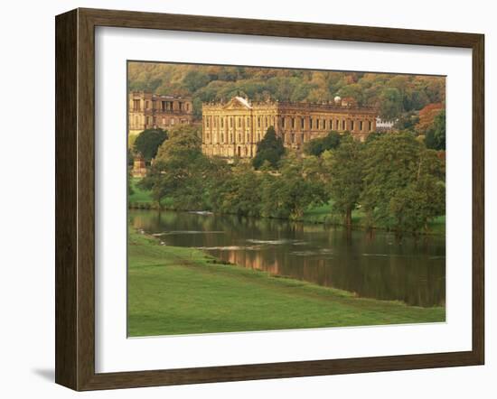 Chatsworth, Near Bakewell, Peak District National Park, Derbyshire, England, United Kingdom, Europe-Neale Clarke-Framed Photographic Print