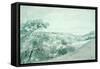 Chatsworth Park 99-John Constable-Framed Stretched Canvas