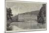 Chatsworth, Side View of House from Grounds-null-Mounted Giclee Print