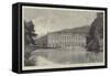 Chatsworth, Side View of House from Grounds-null-Framed Stretched Canvas