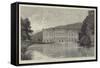 Chatsworth, Side View of House from Grounds-null-Framed Stretched Canvas