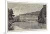 Chatsworth, Side View of House from Grounds-null-Framed Giclee Print