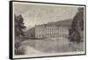 Chatsworth, Side View of House from Grounds-null-Framed Stretched Canvas