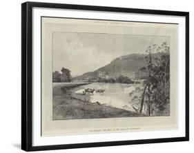 Chatsworth, the Seat of the Duke of Devonshire-Charles Auguste Loye-Framed Giclee Print