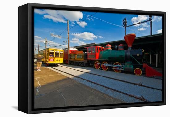 Chattanooga Choo Choo at the Creative Discovery Museum, Chattanooga, Tennessee, USA-null-Framed Stretched Canvas