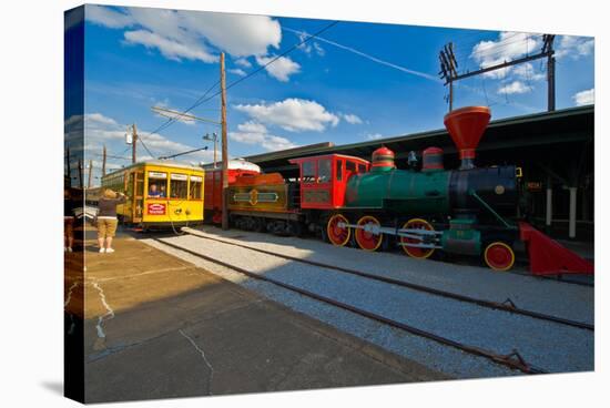 Chattanooga Choo Choo at the Creative Discovery Museum, Chattanooga, Tennessee, USA-null-Stretched Canvas