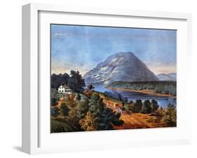 Chattanooga Railroad, 1866-Currier & Ives-Framed Giclee Print