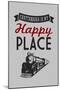 Chattanooga, Tennessee - Chattanooga Is My Happy Place-Lantern Press-Mounted Art Print