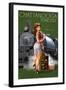 Chattanooga, Tennessee - Locomotive Pinup Girl-Lantern Press-Framed Art Print