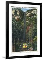 Chattanooga, Tennessee - Lookout Mountain Incline Rail View-Lantern Press-Framed Art Print