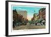 Chattanooga, Tennessee - View of Market Street, Along the Dixie Highway-Lantern Press-Framed Art Print