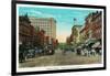 Chattanooga, Tennessee - View of Market Street, Along the Dixie Highway-Lantern Press-Framed Art Print