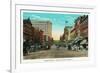 Chattanooga, Tennessee - View of Market Street, Along the Dixie Highway-Lantern Press-Framed Premium Giclee Print