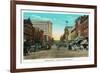 Chattanooga, Tennessee - View of Market Street, Along the Dixie Highway-Lantern Press-Framed Premium Giclee Print