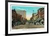 Chattanooga, Tennessee - View of Market Street, Along the Dixie Highway-Lantern Press-Framed Premium Giclee Print