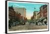 Chattanooga, Tennessee - View of Market Street, Along the Dixie Highway-Lantern Press-Framed Stretched Canvas