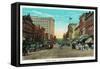 Chattanooga, Tennessee - View of Market Street, Along the Dixie Highway-Lantern Press-Framed Stretched Canvas