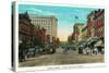 Chattanooga, Tennessee - View of Market Street, Along the Dixie Highway-Lantern Press-Stretched Canvas