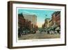 Chattanooga, Tennessee - View of Market Street, Along the Dixie Highway-Lantern Press-Framed Art Print
